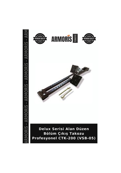 Delux Serisi Alan Düzen Bölüm Çıkış Takozu Profesyonel Ctk-200 Vsb-05 Çok Renkli