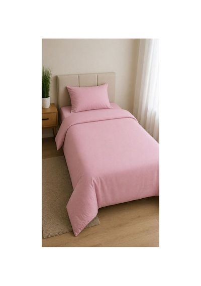 Tek Kişilik Nevresim Takımı Pembe Pembe