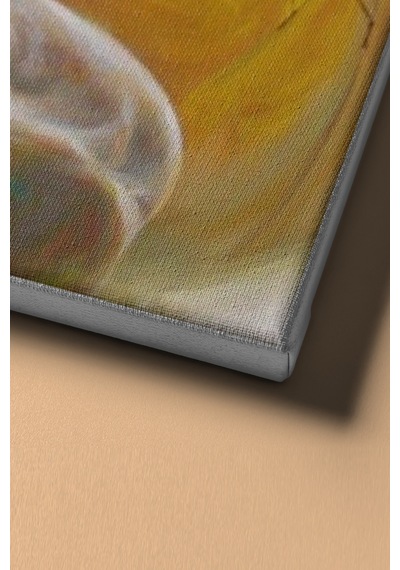 Webstyle Sayılarla Boyama Seti Kasnaklı Sarı Şemsiyeli Kadın 60 X 75 Cm