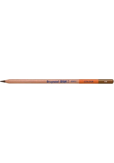 Bruynzeel Design Colour Pencils Kuru Boya Kalemi 44 Mid Brown
