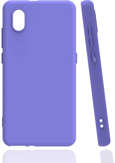 Zore Tcl L7 Kılıf Biye Silikon - Lila Lila