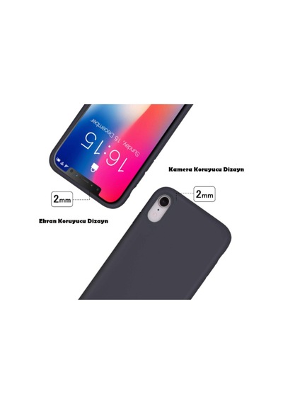 iPhone Uyumlu 7 Plus 8 Plus Içi Kadife Soft Lansman Silikon Telefon Kılıfı - Ekran Koruyucu Açık Yeşil