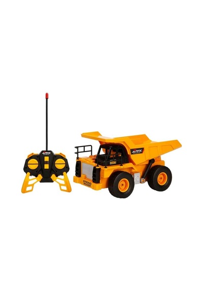 Uzaktan Kumandalı Kamyon Led Işıklı Sesli Damperli Kamyon İş Makinası 5 Kanallı Jarjlı Kamyon