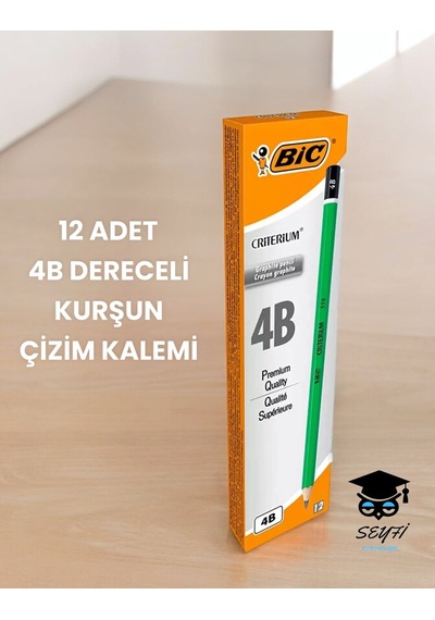 4b Dereceli Resim Kalemi 12 Adet 4b