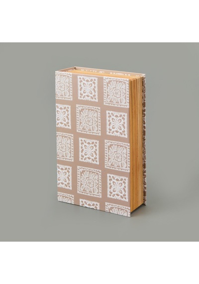 Deco La Vie Boheme Dekoratif Kutu - Bej - 19,5x12x5 Cm Çok Renkli