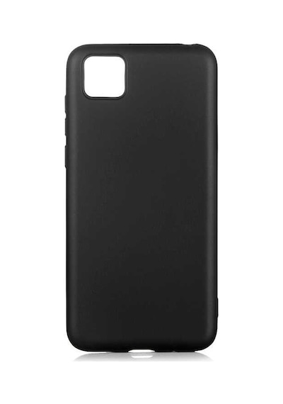 Noktaks - Huawei Uyumlu Huawei Y5p - Kılıf Mat Renkli Esnek Premier Silikon Kapak - Siyah