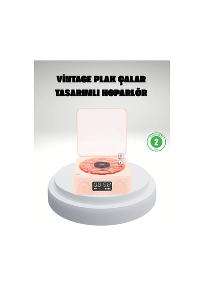 Gece Lambası Stereo Bluetooth Hoparlör Dijital Saat Su Dalgası Efektli 3-ü-1 Cihaz Çok Renkli