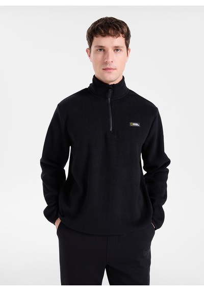 National Geographic Siyah Erkek Polar Sweatshırt N6wm-swt4050