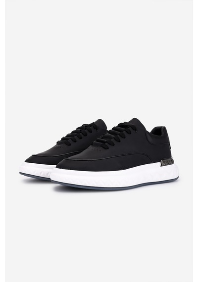 Valmenti Erkek Hakiki Deri Siyah Sneakers & Spor Ayakkabı 1093 3455 Erk Ayk Y26 Sıyah Mt