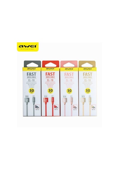 Awei Cl-988 Apple Uyumlu iPhone - Fast Data Kablo 30 Cm Kablo Powerbank
