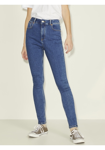Jack & Jones Kadın Skinny Fit Jean - Vienna - 12203792 Medium Blue Denim Çok Renkli
