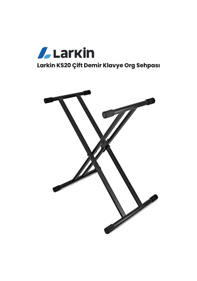 Larkin Ks20 Çift Demirli 7 Kademeli Üst Kalite Klavye Org Sehpası Sabitleme Kayışlı
