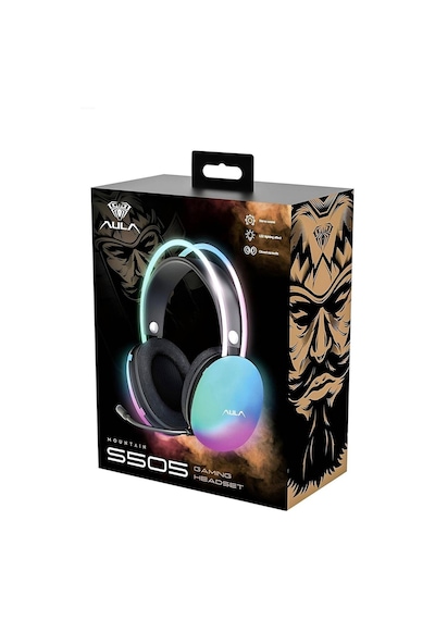 Aula S505 RGB USB Gaming Mikronfonlu Oyuncu Kulaklığı Aula S505 RGB USB Gaming Mikronfonlu Oyuncu Kulaklığı