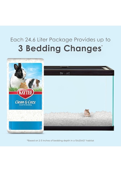 Superpet, Clean & Cozy Streu Fare, Gerbil, Kemirgenler, Hamster, Tavşan Gibi Küçük Evcil Hayvanlar İçin, Özellikle