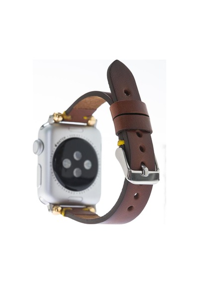 Apple Watch Uyumlu Deri Kordon 38-40-41mm Slim Srç Rst2e Diğer