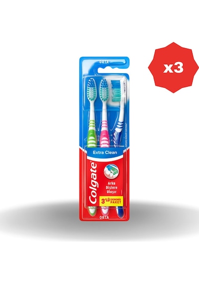 Diş Fırçası Extra Clean 2+1 - 3 Adet