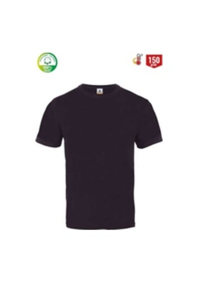 Myform 8128 Comfort Sıfır Yaka Supreme Tshirt- Siyah Çok Renkli