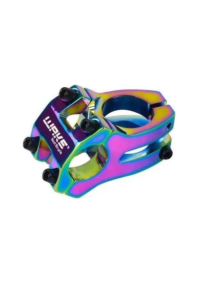 Wake Rainbow Bisiklet Kısa Gidon Boğazı 40mm Bisiklet Yedek Parça Aksesuarı Wake Rainbow