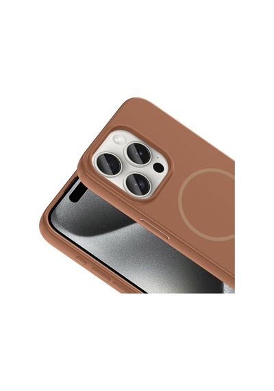 Apple iPhone Uyumlu 15 Pro Max Kılıf Magsafe Destekli Kamera Korumalı Yumuşak Silikon Pazarplus Lacivert