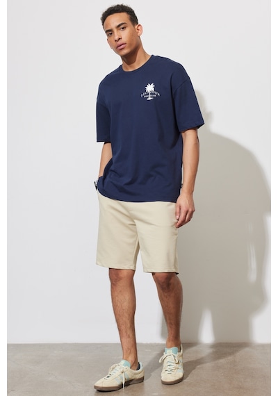 AC&Co / Altınyıldız Classics Erkek Bej Standart Fit Normal Kesim Pamuklu Cepli Örme Şort Bej AC&Co / Altınyıldız Classics Erkek Bej Standart Fit Normal Kesim Pamuklu Cepli Örme Şort Bej