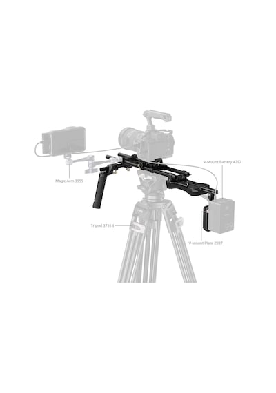 Smallrig 4480 Omuz Rig Kiti Klasik Versiyon