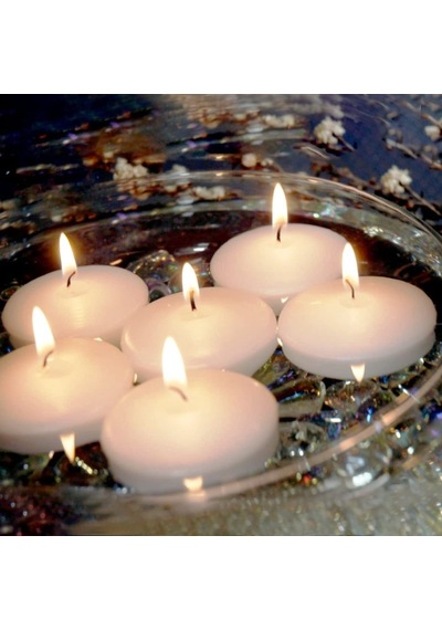 12 Pcs White Floating Water Candle Vıp Kalite 12 Adet Beyaz Su Mumu Suda Yüzen Mum Beyaz Mum Dekor Mum