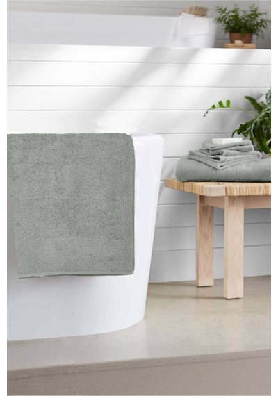 Otel Banyo Havlusu Pamuklu 90x150 Cm Renkli 16/1 Avs 580 Gr Gri
