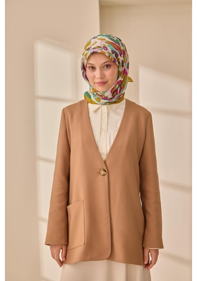 Silk Home Aura Eşarp 140004-06 Yağ Yeşili, Fuşya, Mint, Yeşil
