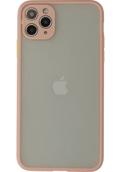 Newface Apple Uyumlu İphone 12 Pro Max Kılıf Montreal Silikon Kapak - Pembe