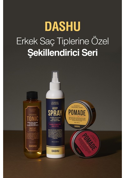 Güçlü Tutuş Ve Islak Görünüm Sunan Saç Sabitleyici Jel Dashu Classic Incredible Shine Pomade 100g