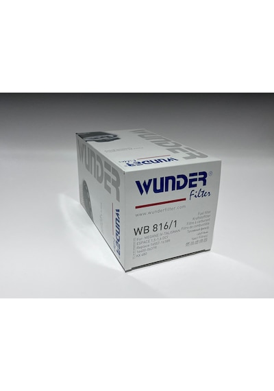Wunder Wb816/1 Yakıt Filtresi Oem 165571618r Megane Iv-talısman-espace 1,5 - 1,6 Dci