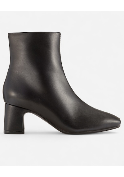 Clarks Fernie Zip Black Leather, M 3 Kadın Siyah Bot 26182935 Siyah
