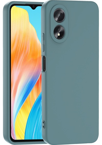 Oppo A38 Uyumlu Zore Mara Lansman Kapak-koyu Yeşil Koyu Yeşil