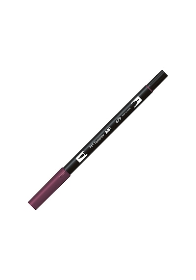 Tombow Dual Brush Pen Fırça Uçlu Keçeli Kalem Dark Plum T-679