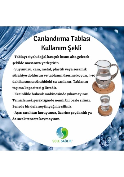 Manyetik Su Canlandırma Tablası