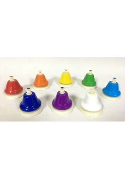 Hand Bells - Renkli Nota El Zili Seti - 8 Nota C Do