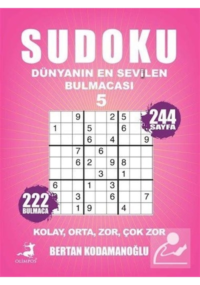 Sudoku Kolay Orta Zor Çok Zor 5 - Ahmet Ayyıldız
