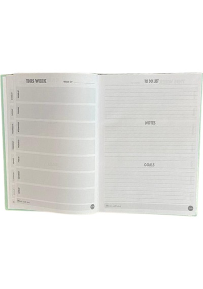 Tarot Güneş Ve Ay Temalı Planner Karton Kapak Defter Çok Renkli