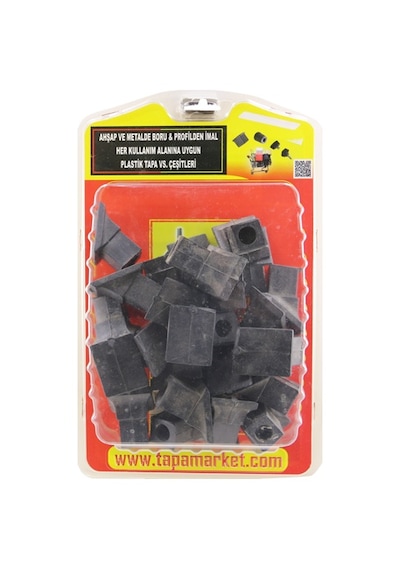 25X25 45° Dereceli Plastik Iç Tapa