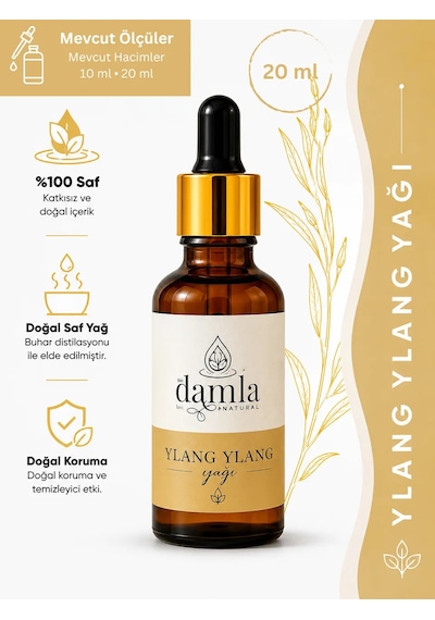 Biodamla Natural Ylang Ylang Yağı 20 Ml
