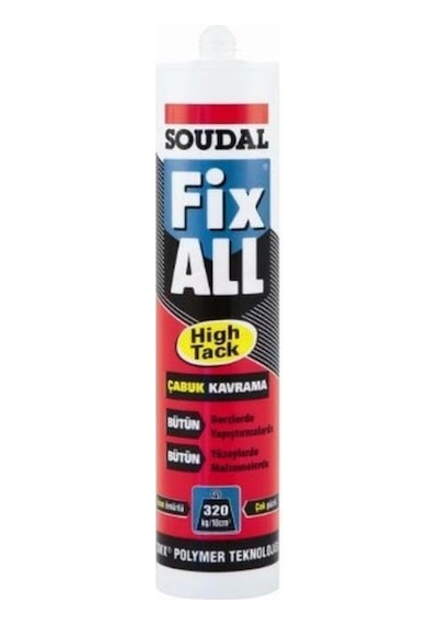 Soudal Fıx All Hıgh Tack 290ml Siyah