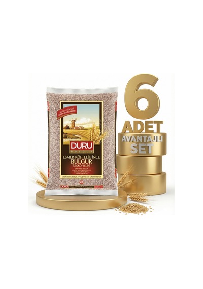 Duru Esmer Çiğ Köfte Bulgur 6x1 Kg
