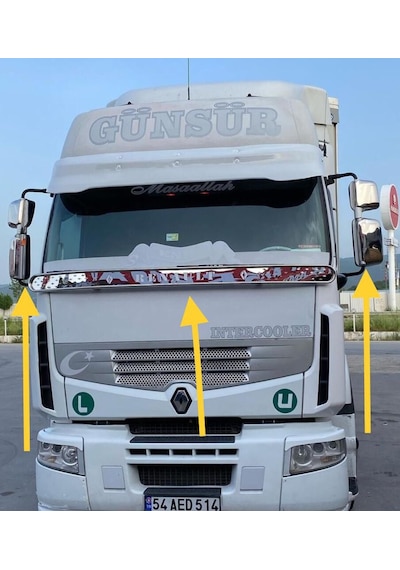 Renault 460 Krom Sineklik ve Ayna Kromları