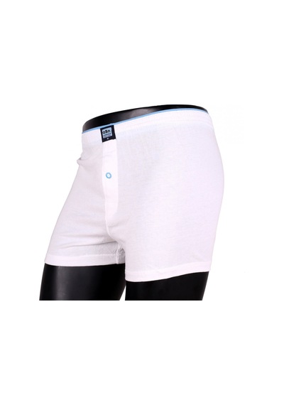 Akbeniz Erkek Penye Boxer 40040-Beyaz