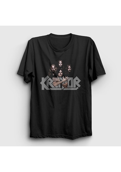 Presmono Unisex Band Kreator T-shirt Siyah