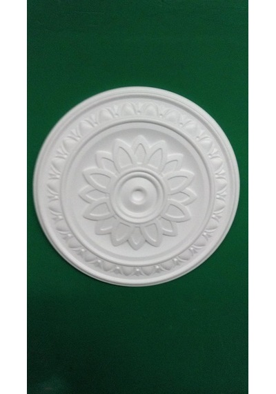 Pakpiyer Dekor Göbek Kartonpiyer Stropiyer Tavan Lamba Göbeği - Papatya 39 Cm Küçük Papatya L.göbeği 39x39x3