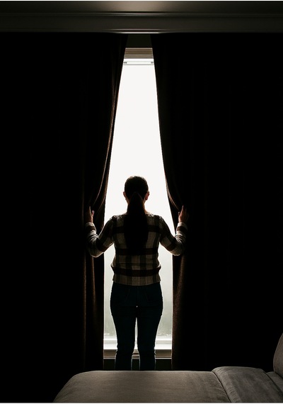 Bej Blackout Perde Güneş Geçirmez Pilesiz Perde, Işık Geçirmeyen Güneşlik - Her Odaya Uygun