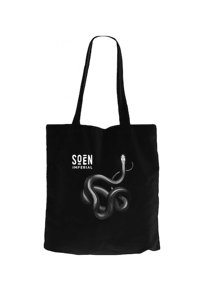 Soen İmperial Siyah Kanvas Bez Çanta Siyah