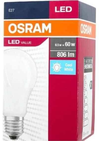 Osram Ampul Led Value Cla60 8,5w 6500k Beyaz Işık 806lm