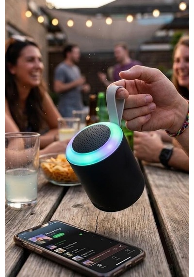 Özel Üretim Öğrenci Müzik Ev Bluetooth Hoparlör D24 Siyah